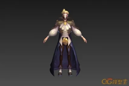 鹰头帽贵族 CG模型免费下载