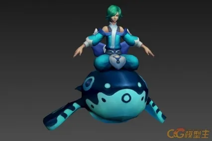 庄周 CG模型免费下载
