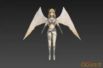 金黄圣天使 3D模型免费下载