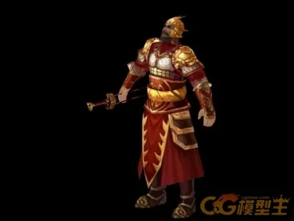 金甲大将军 CG模型
