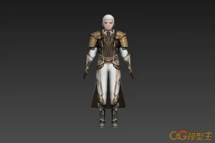 男爵 3D模型