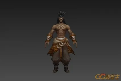 打手 3d模型