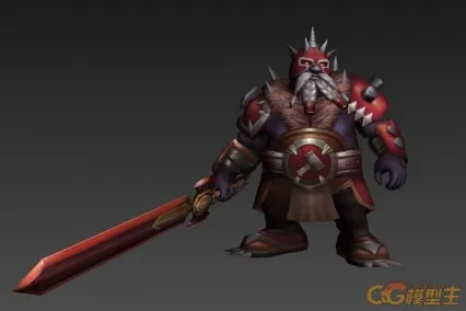 血色矮人 CG模型免费下载