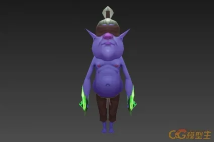 紫肤怪 CG模型免费下载