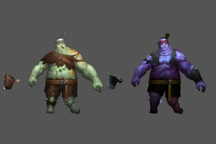 蓝绿魔兽   二兄弟魔性