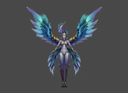 飞鸟 人 女 怪物 boss 精英 神魔系列 喜欢就下载吧