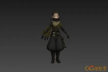 少年刺客 3D模型
