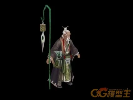 水镜先生 CG模型