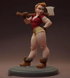 ZBrush 迪士尼风格动画3D角色模型雕刻教程