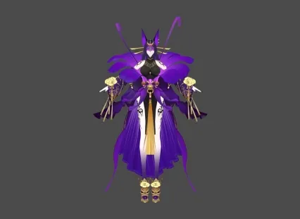 紫袍 女皇 妖精 和风 日韩风 喜欢就下载吧