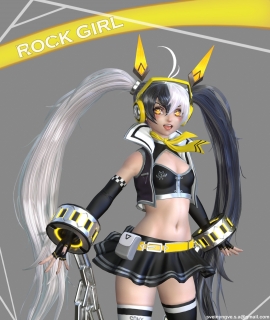 二次元初音未来小姐姐次时代3D模型