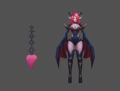 魔女玛格丽特 游戏模型 低模手绘贴图 喜欢的就下载吧