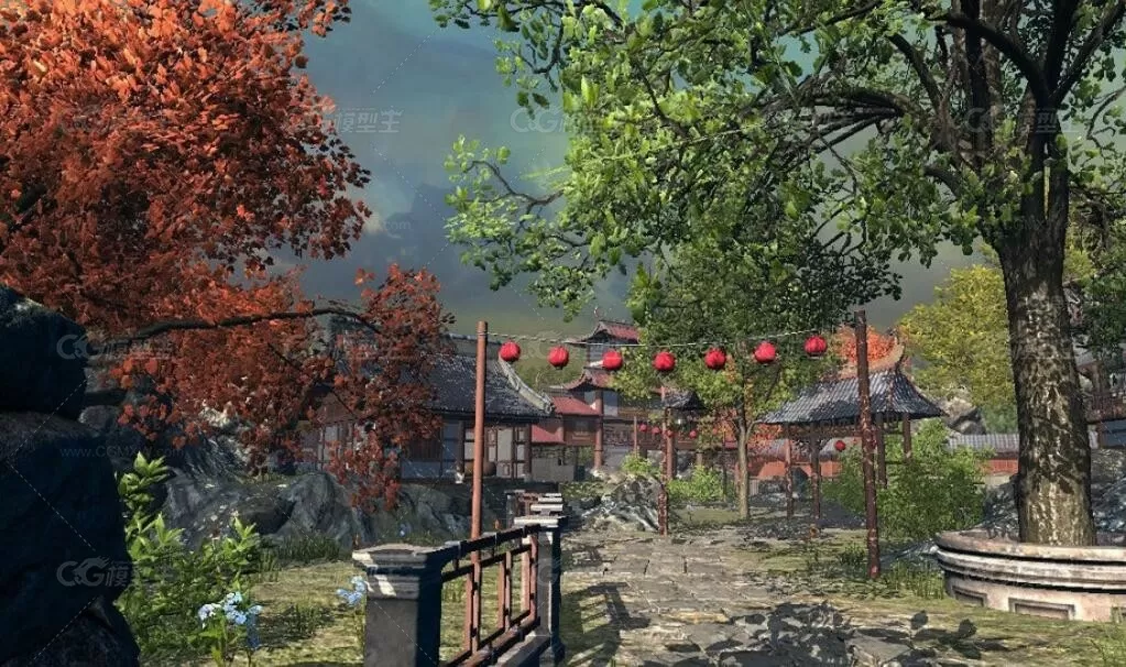 Unity3D场景 中国风古代建筑资源包-10