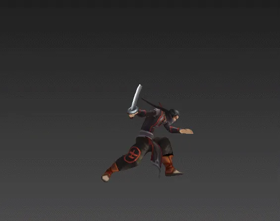 东瀛上忍 黑暗侍卫 攻击动作
