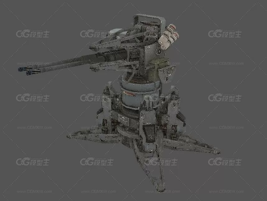 全套《机甲世界》概念机甲 武器3D模型合集 带绑定动画-7