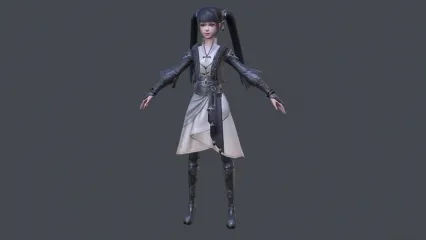仙侠中国风卡通女孩