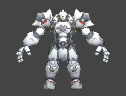 守望先锋英雄Reinhardt 游戏模型 盔甲人物 来下载吧