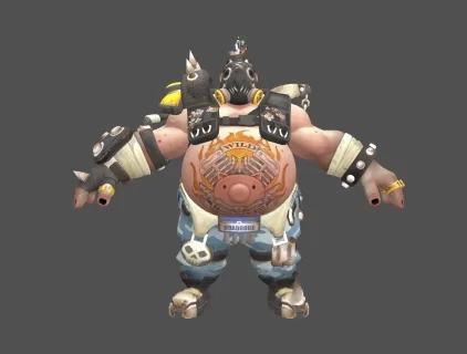 守望先锋英雄Roadhog 游戏模型 喜欢就下载吧
