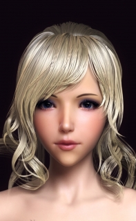 美女半身像3D模型