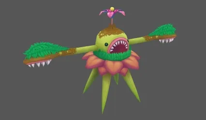 花妖 怪物 boss Q版 卡通 希望你们喜欢