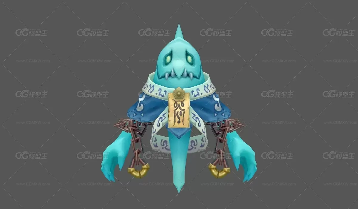 Q版 鱼妖 呆萌 卡通 日韩风 希望你们喜欢-1