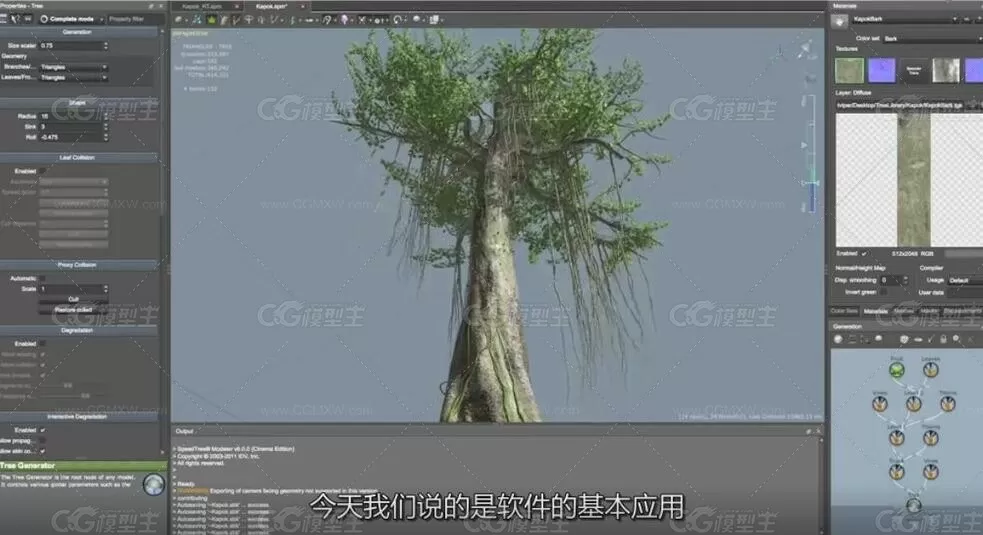 SpeedTree树木制作入门视频教程（中文字幕）-3