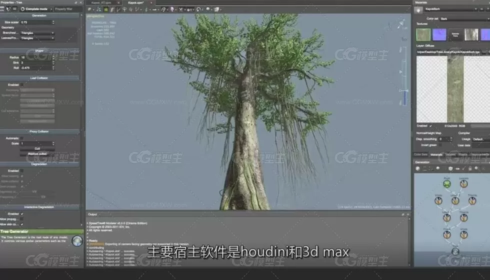 SpeedTree树木制作入门视频教程（中文字幕）-2