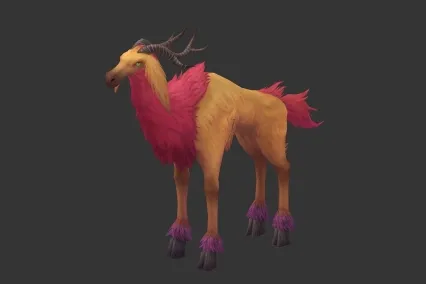 山羊 绿眼睛魔兽  羊驼