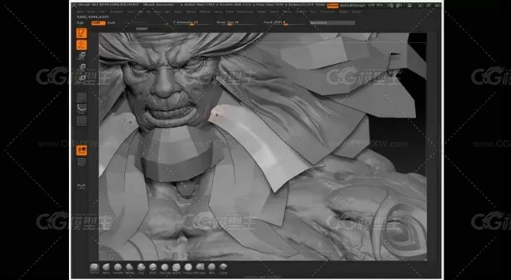 Zbrush次世代游戏角色中文视频教程-16