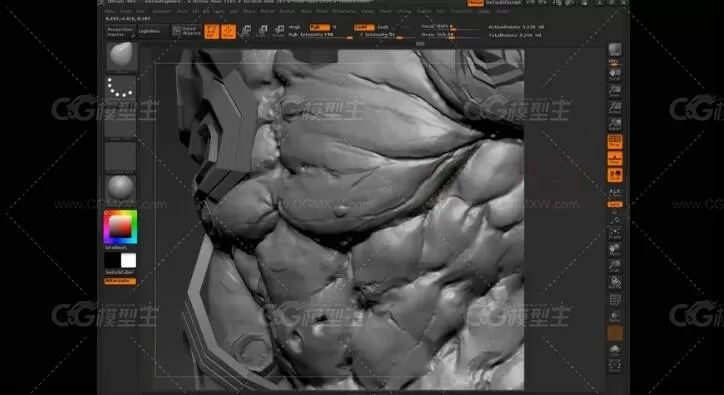 Zbrush次世代游戏角色中文视频教程-20