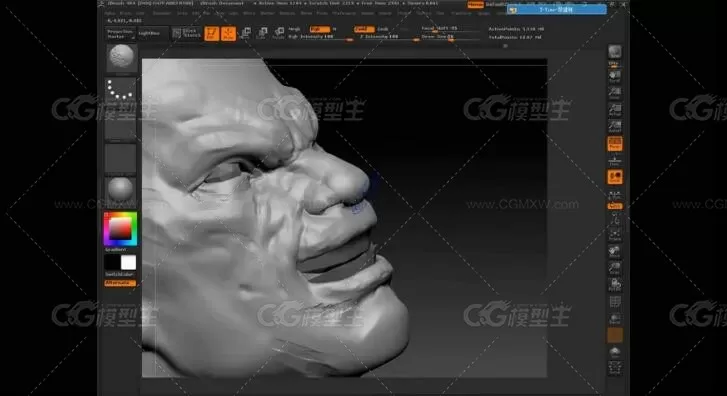 Zbrush次世代游戏角色中文视频教程-22