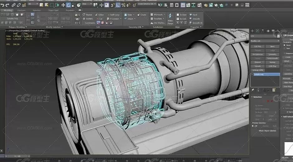 3dsmax高精度游戏道具制作视频教程第三季-7