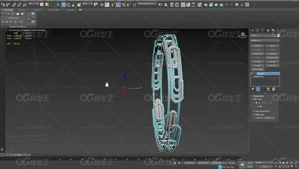 3dsmax高精度游戏道具制作视频教程第三季-8