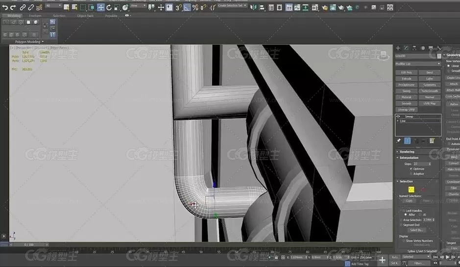 3dsmax高精度游戏道具制作视频教程第三季-10