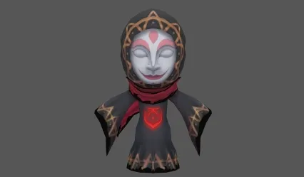 假面人 男 Q版 日韩风 黑袍 喜欢就下载吧