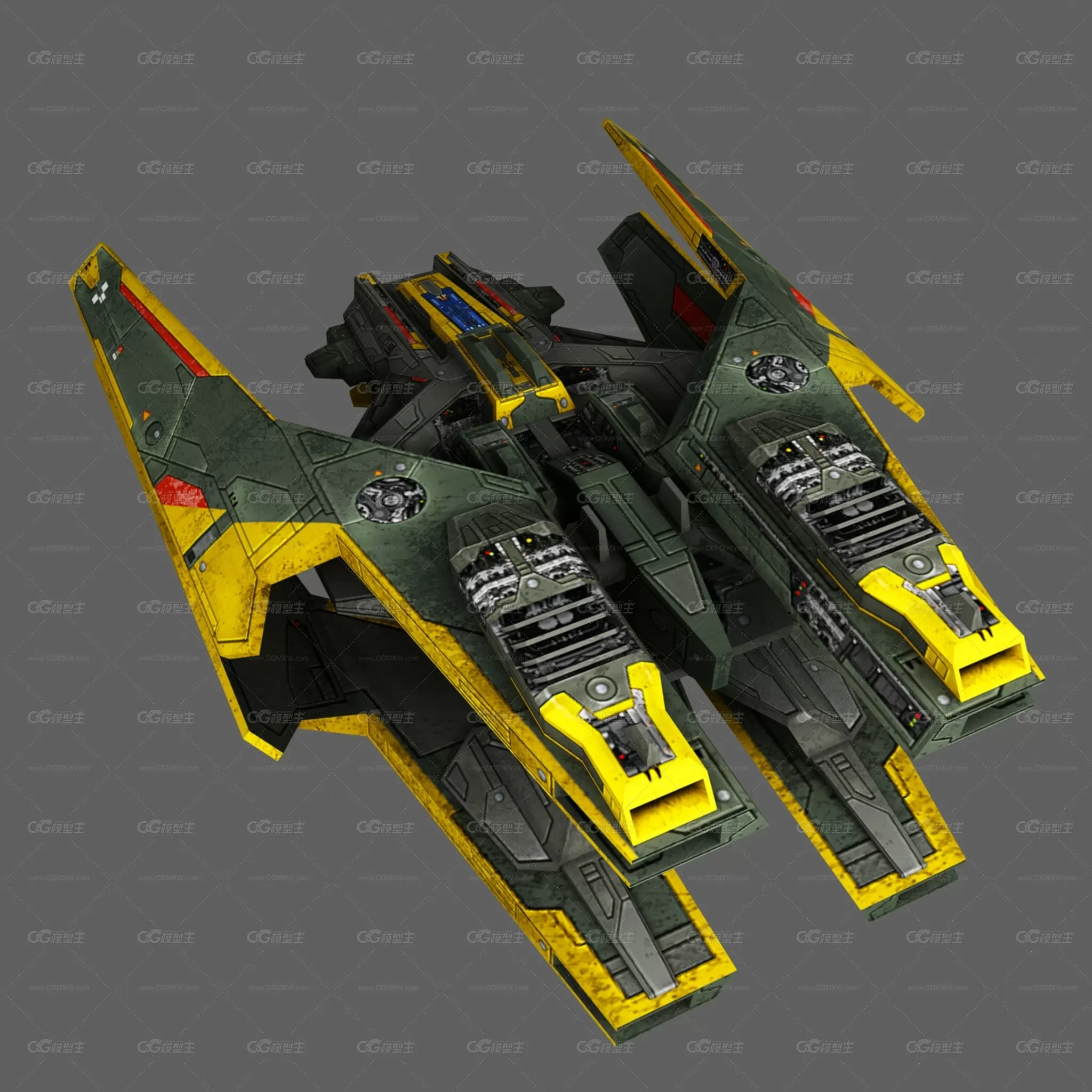 科幻飞船—SciFi_Fighter-MK6-6