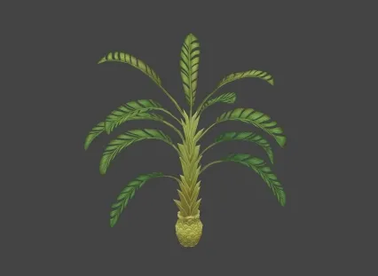 铁树 游戏模型 低模手绘贴图 喜欢的就下载吧