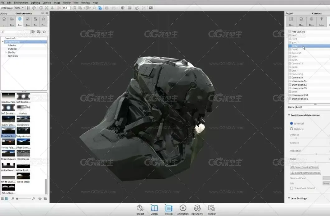 Zbrush概念素描机器人雕刻制作教程-3