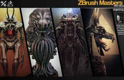 Zbrush大师班高级教程，深海鱼+死神 完整雕刻流程