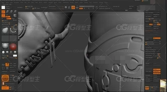 国外原版zbrush人物雕刻高级教程（中文字幕）-10