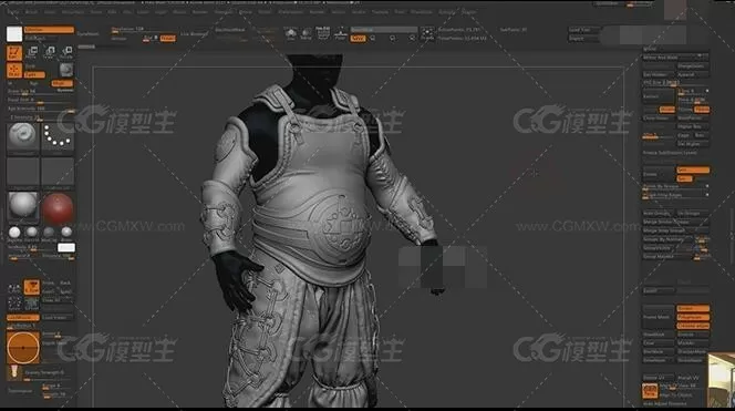 国外原版zbrush人物雕刻高级教程（中文字幕）-9