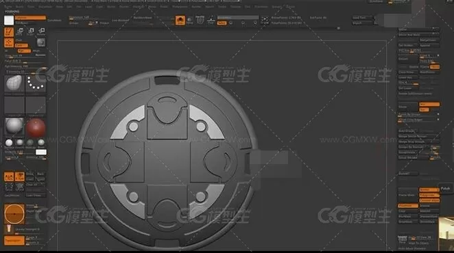 国外原版zbrush人物雕刻高级教程（中文字幕）-20