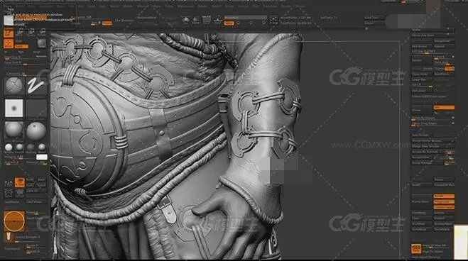 国外原版zbrush人物雕刻高级教程（中文字幕）-24