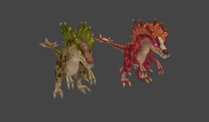 迅猛龙 恐龙 坐骑 宠物 怪物 魔幻风 希望你们喜欢