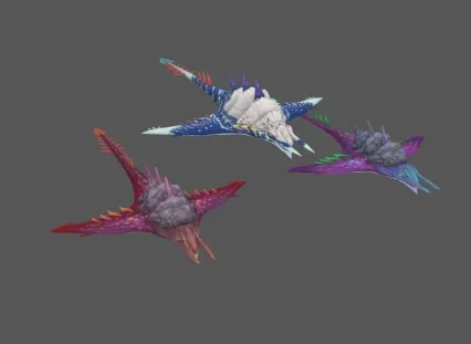 鳐鱼 坐骑 怪物 魔幻风 boss 喜欢就下载吧