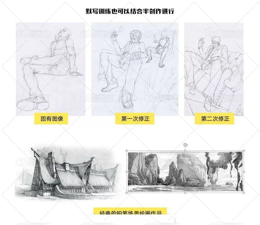 绘画实践教学案例  绘画速写训练法-4