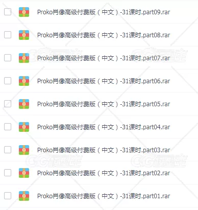 proko经典人体绘画 压缩包86G集肖像  解剖三大部分 中文字幕-2