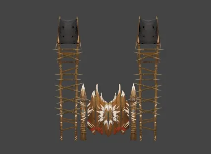 瞭望塔 山寨 古代建筑 场景部件 魔幻风 希望你们喜欢