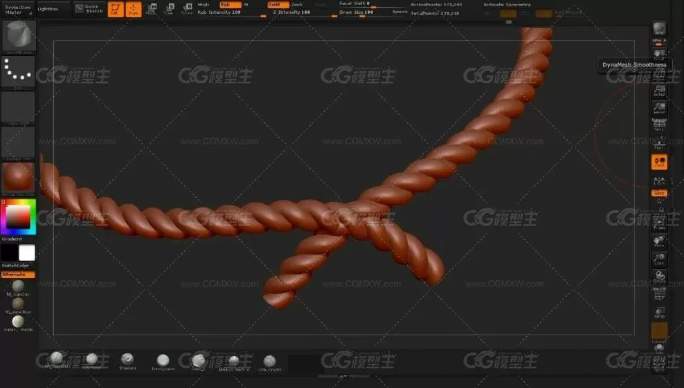 ZBrush雕刻稻草人手办模型教程-7