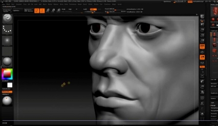 ZBrush人物五官和头部雕刻教程